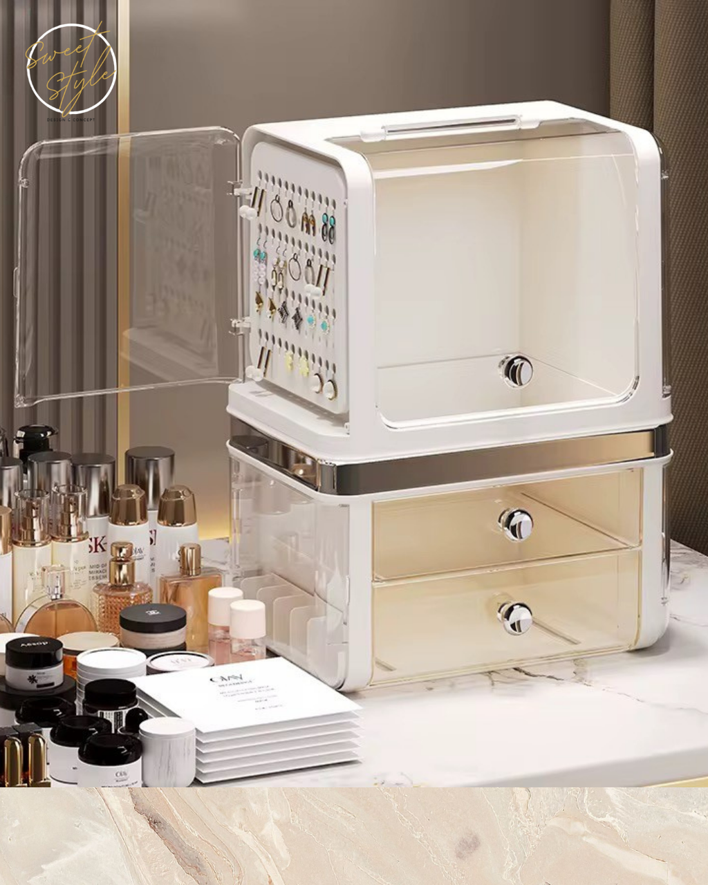 Organisateur de maquillage et cosmétiques