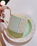 Tasse pastel fleurie