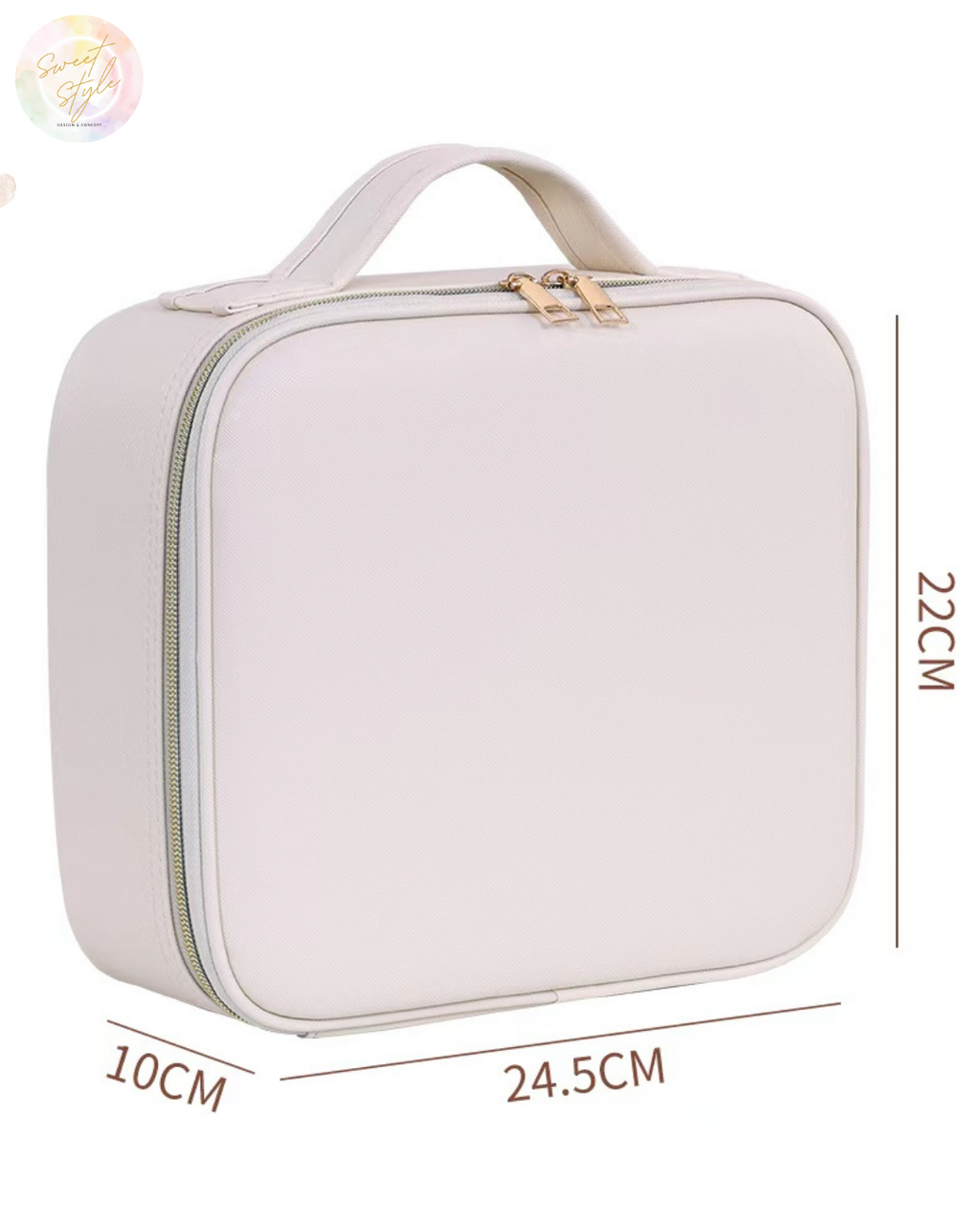 Organisateur Trousse de maquillage avec miroir led