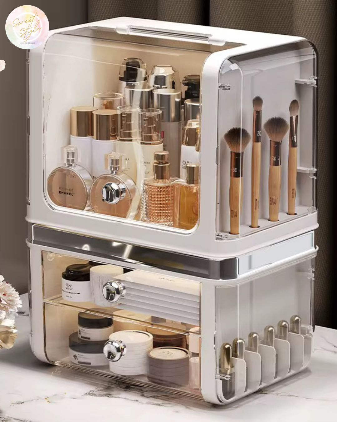 Organisateur de maquillage et cosmétiques