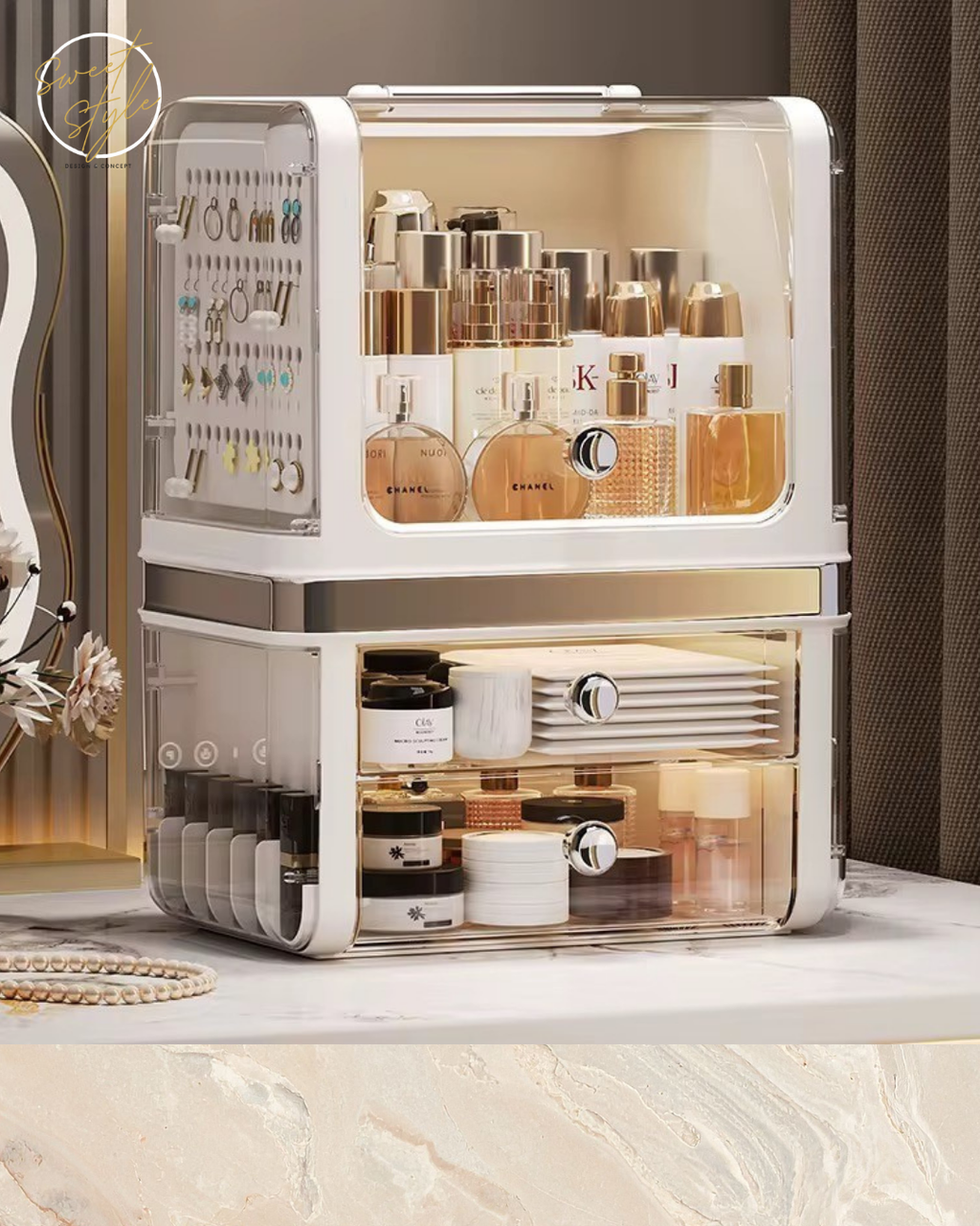 Organisateur de maquillage et cosmétiques