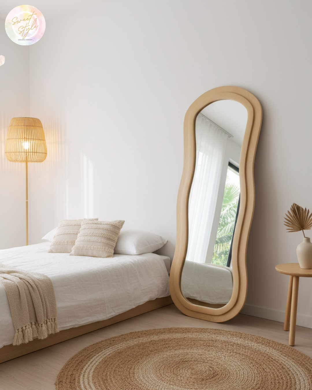 Miroir ondulé Caramel 160x60cm