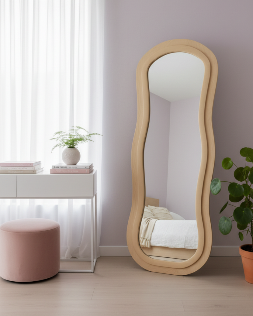 Miroir ondulé Caramel 160x60cm